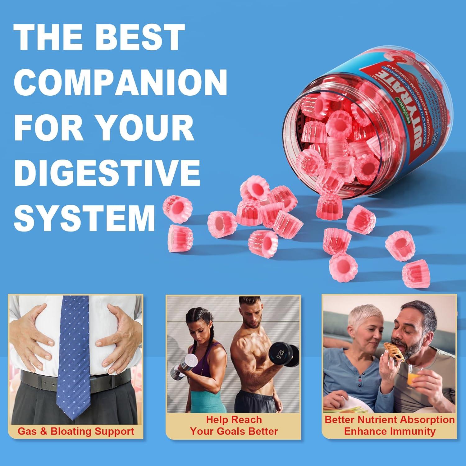 Gomitas Probioticas Nextdia 60 Unidades Omega-3 Butirato