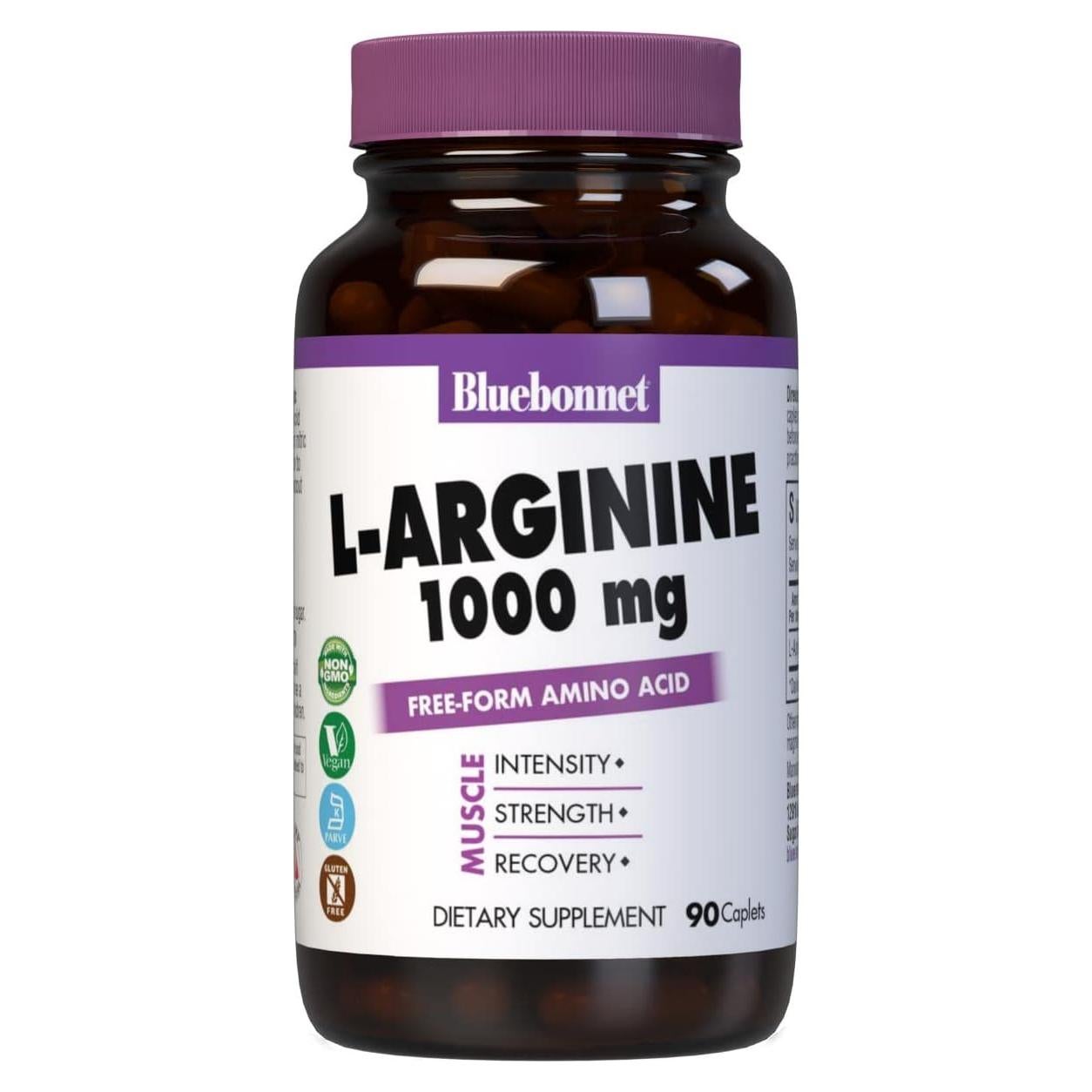 Cápsulas de L-Arginina 1000 mg BlueBonnet - 90 Unidades