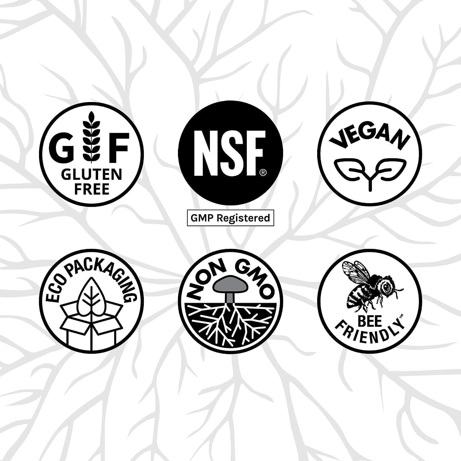 Cápsulas de Reishi Host Defense - Suplemento Inmunológico 30 Unidades