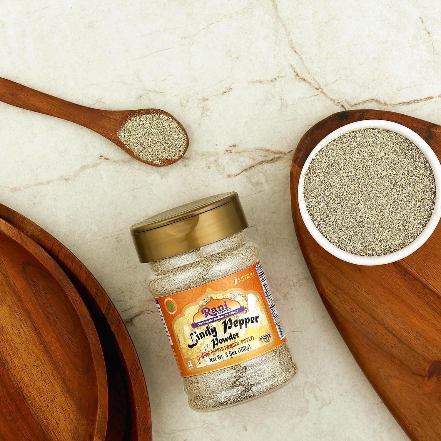 Pimienta Larga en Polvo Rani Lindy 100g - Natural y Vegano