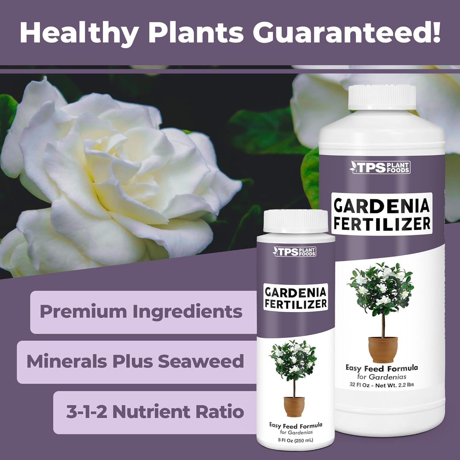 Fertilizante Líquido Gardenia TPS Nutrients 250ml para Plantas Ácidas