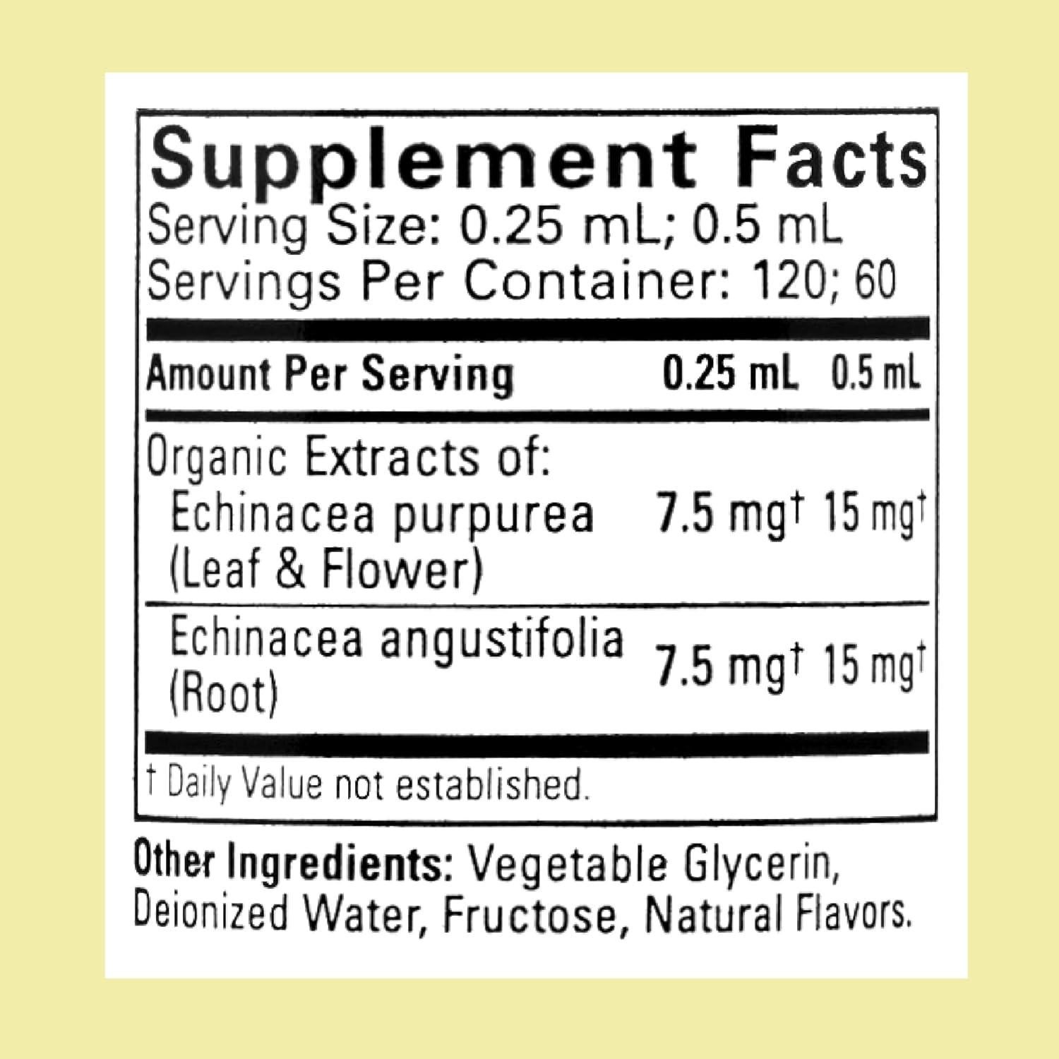 CHILDLIFE ESSENTIALS Echinacea for Kids - Kids Echinacea Drops, Liquid Tincture, Alcohol Free Supplement for Babies, Toddlers, Children - Natural Orange, 1 Fl Oz (Pack of 1)