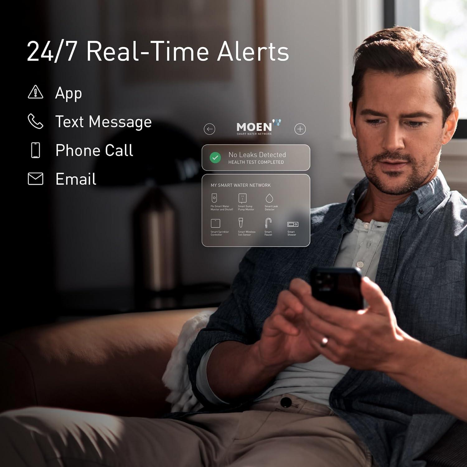 Monitor de Agua Inteligente Moen 900-006 para Tuberías 2.54 cm