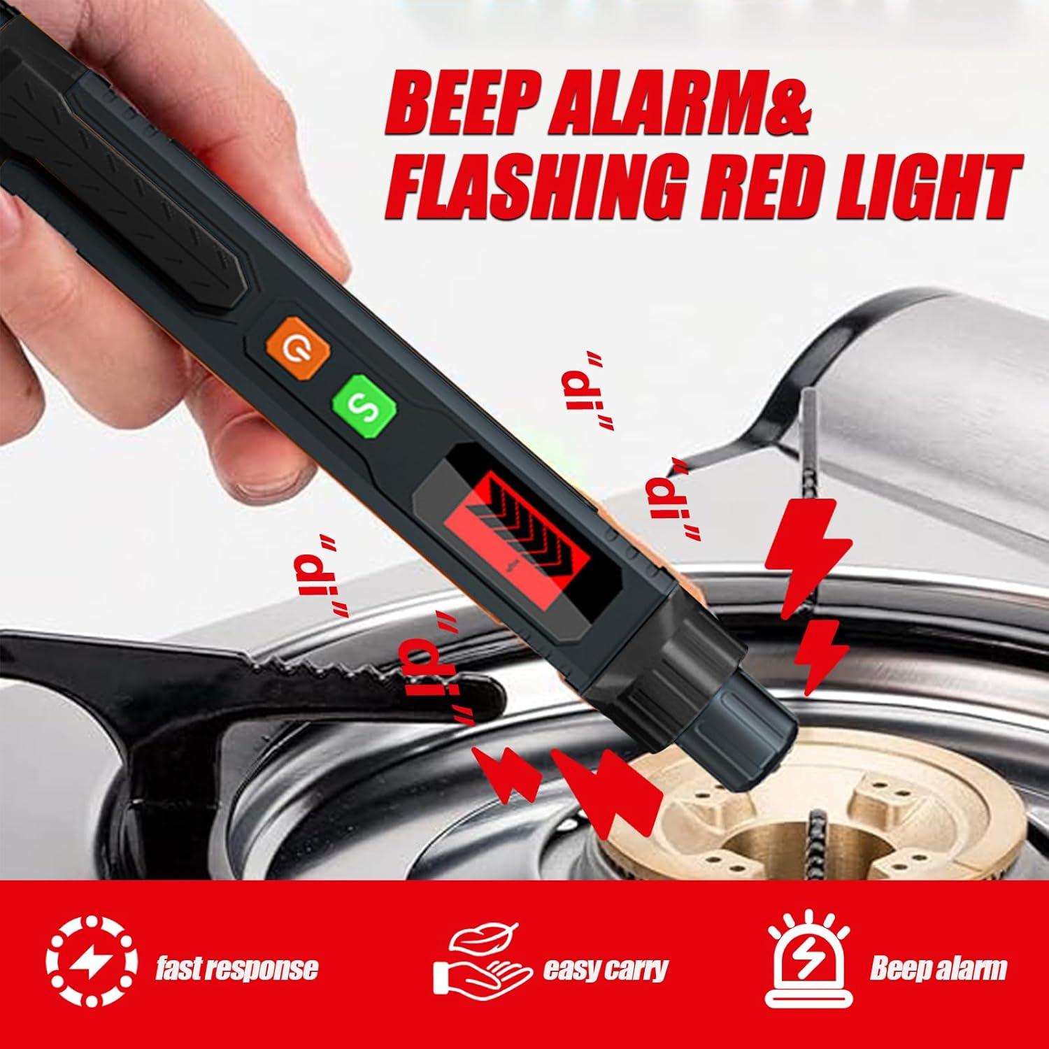 Detector de Fugas de Gas Natural Zangang Portátil con Alarma