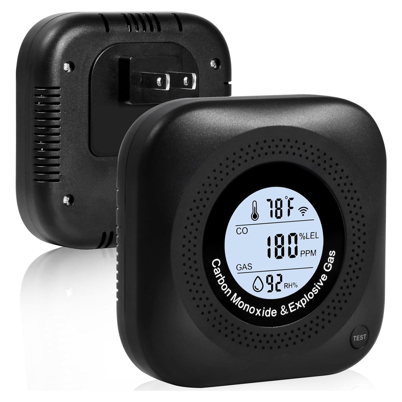 Detector de Monóxido de Carbono y Gas Daffypop YC302 Pro+