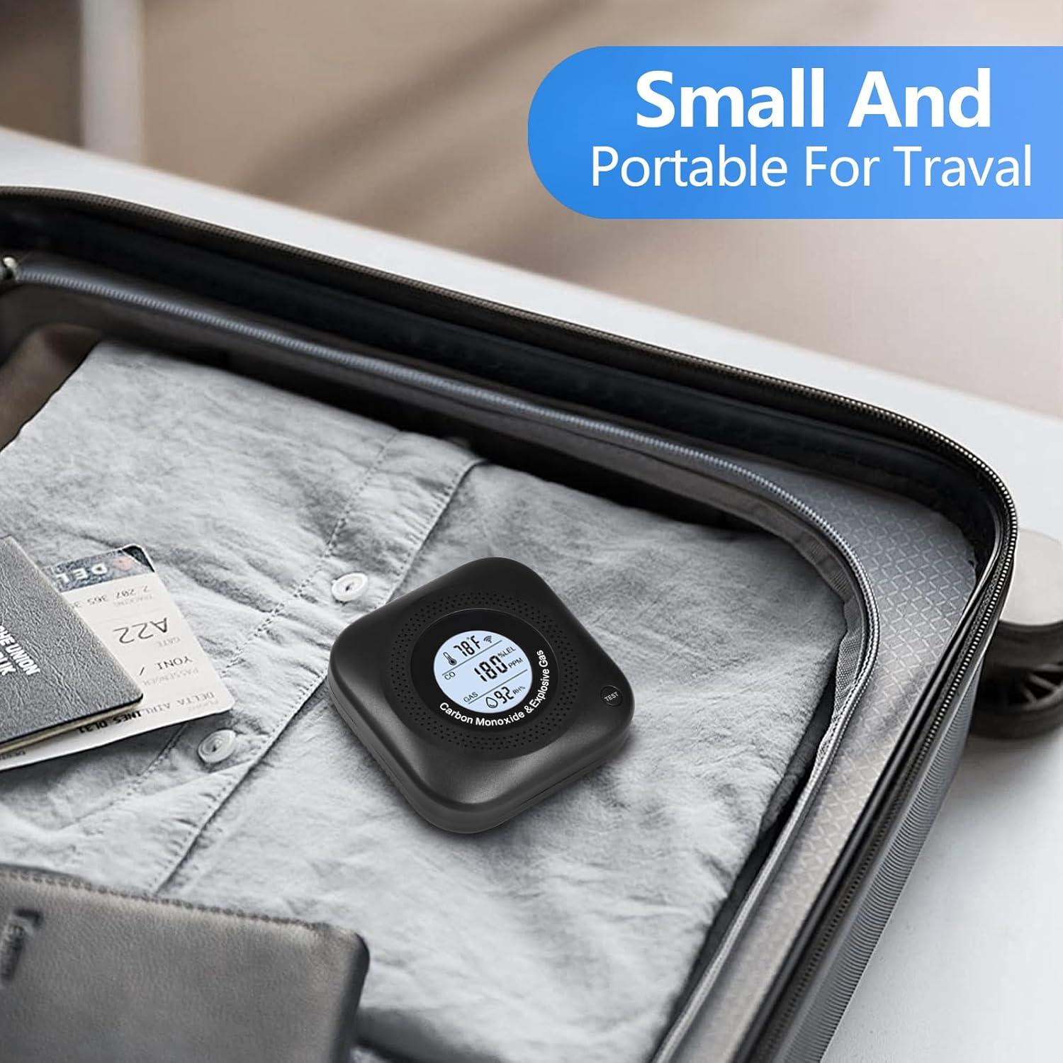 Detector de Monóxido de Carbono y Gas Daffypop YC302 Pro+