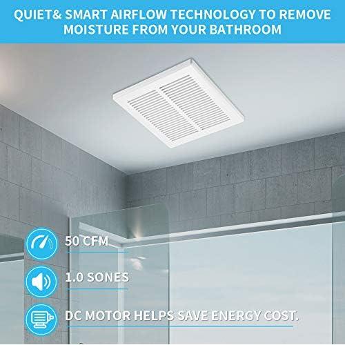 Ventilador de Baño Tech Drive 50 CFM Silencioso 1 Sone