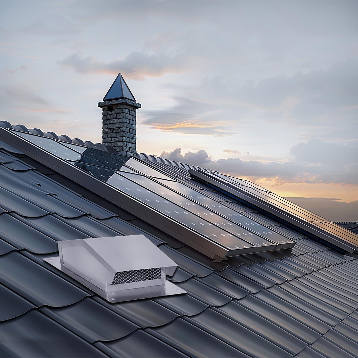 Tapa de Ventilación de Techo LTSEAME 10.16 cm Acero Inoxidable