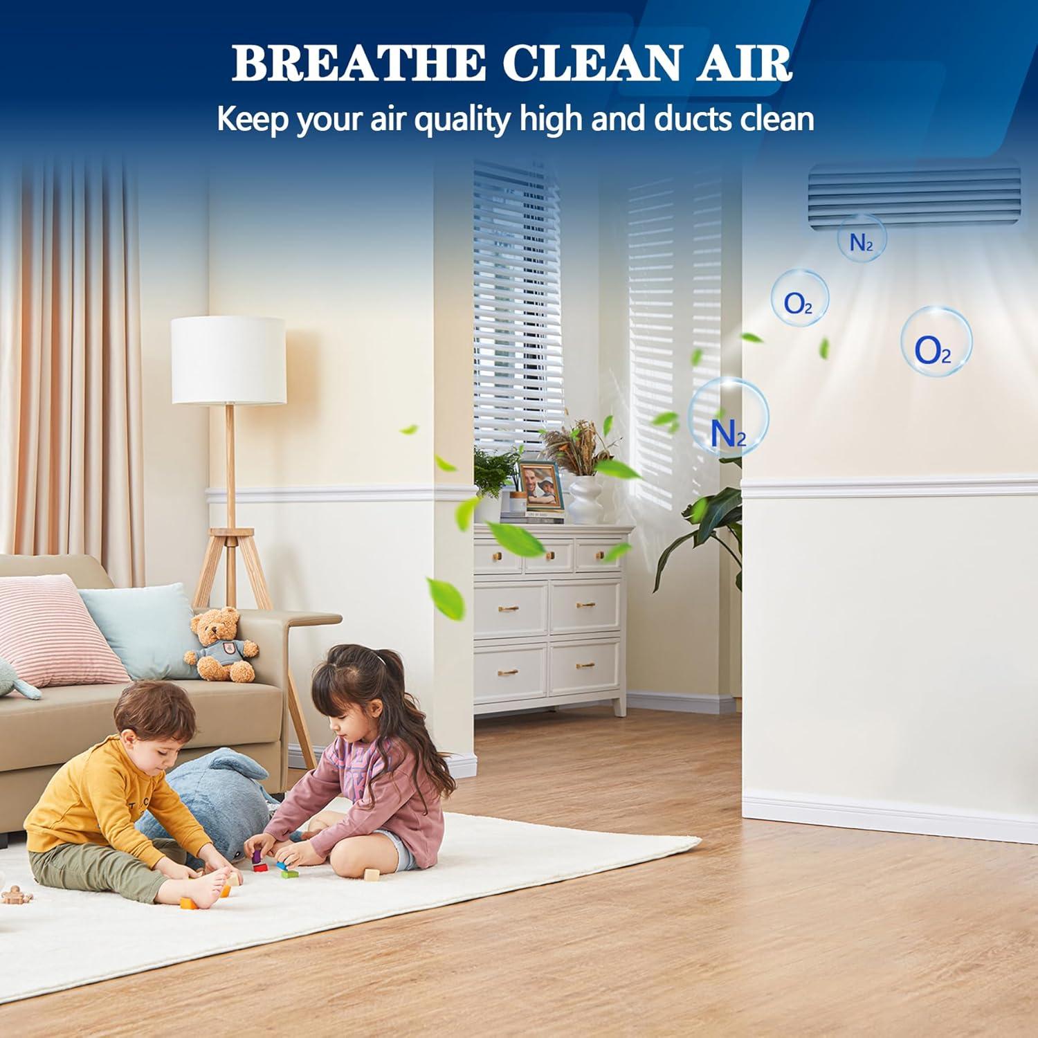 Filtro de Ventilación MERV 8 MAXTBEE 30.48x228.6 cm Reutilizable