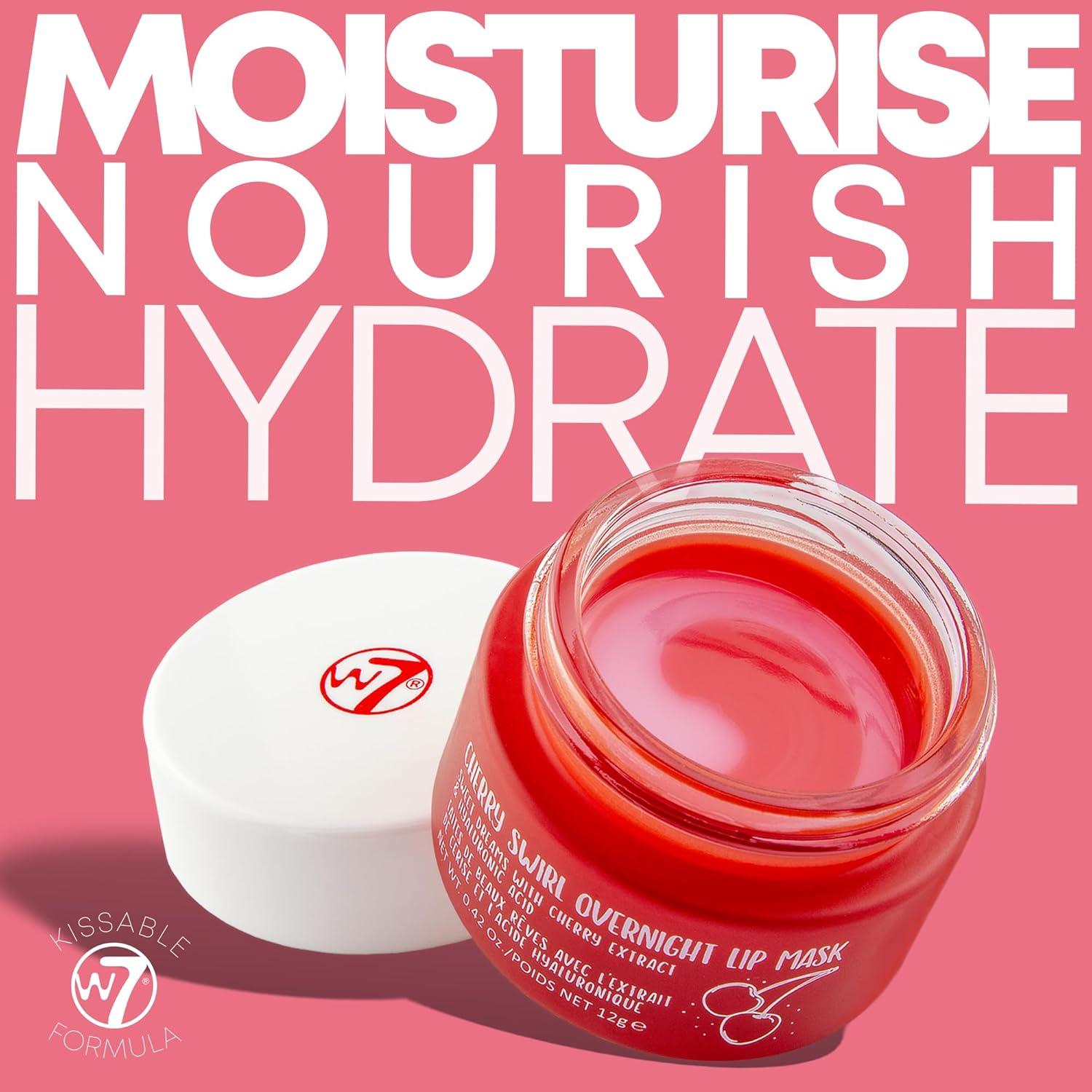 Mascarilla Labial Nocturna W7 12 ml - Remolino de Cereza