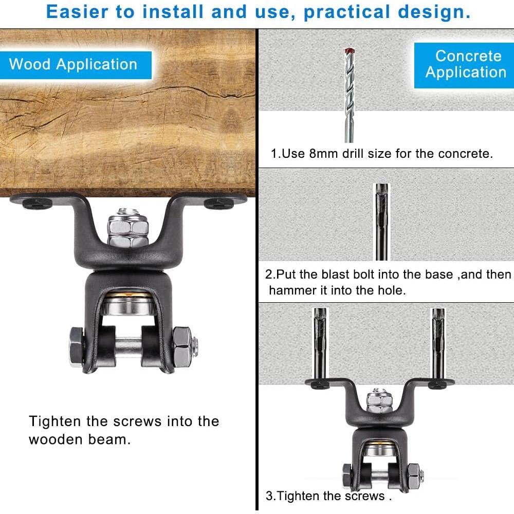 Soporte de Techo para Bolsa de Boxeo BeneLabel 800 LB
