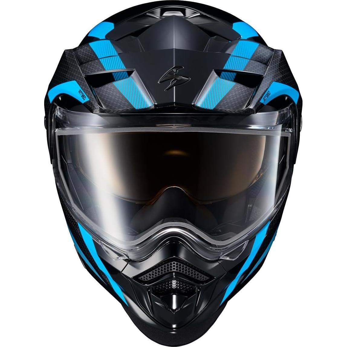 Casco Modular ScorpionEXO AT960 Aventura Frío Azul XL