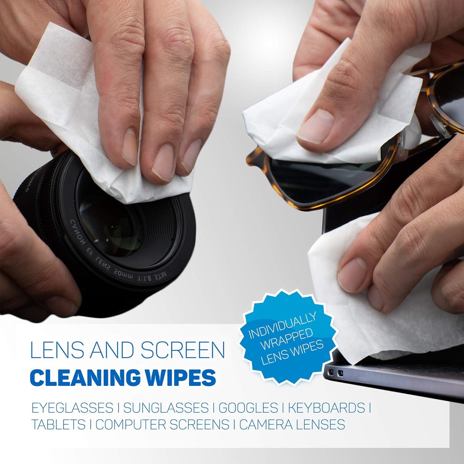 Toallitas de limpieza de lentes Eye See - 220 unidades