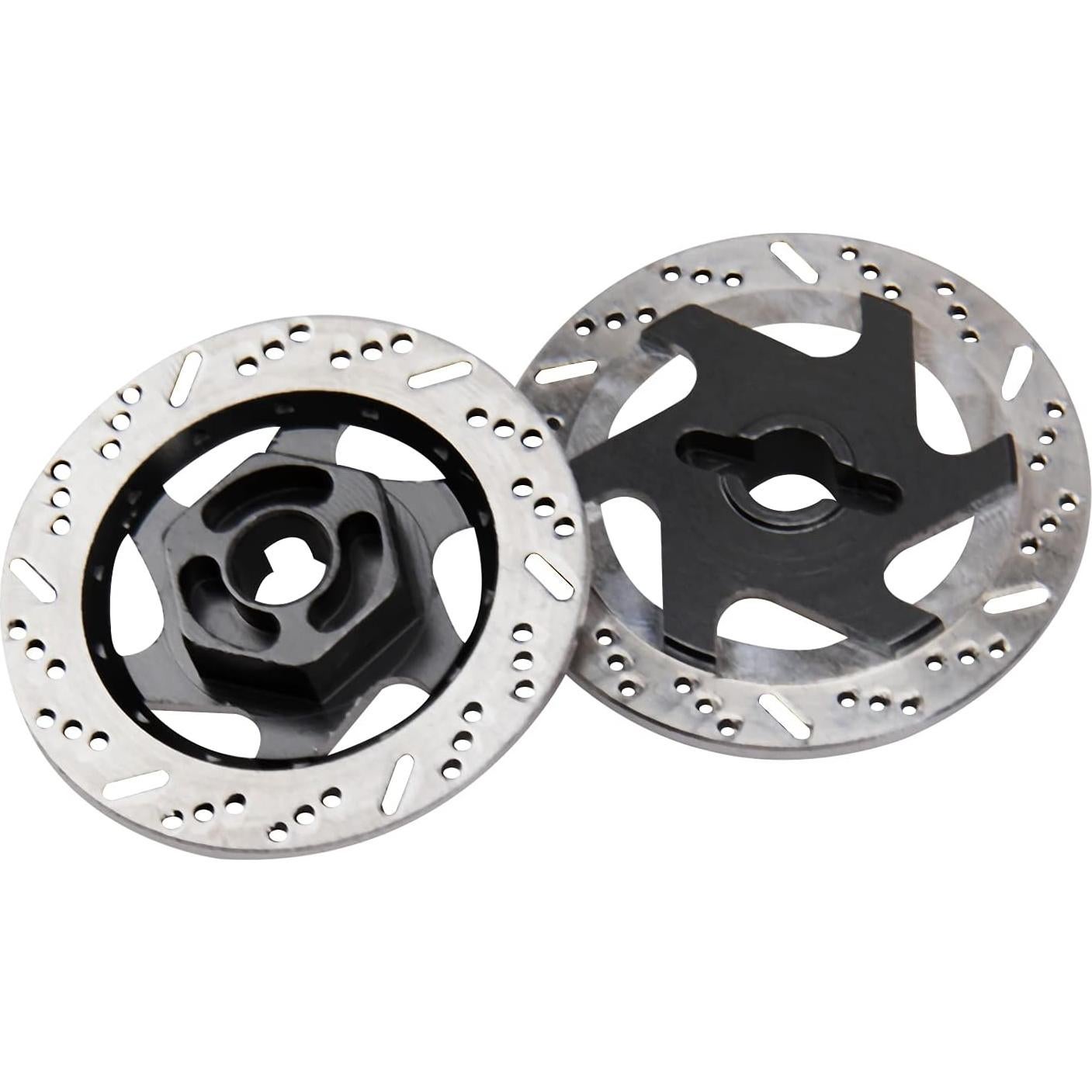 4 Ruedas de Aluminio Share Goo 12mm para RC 1/10 Negro