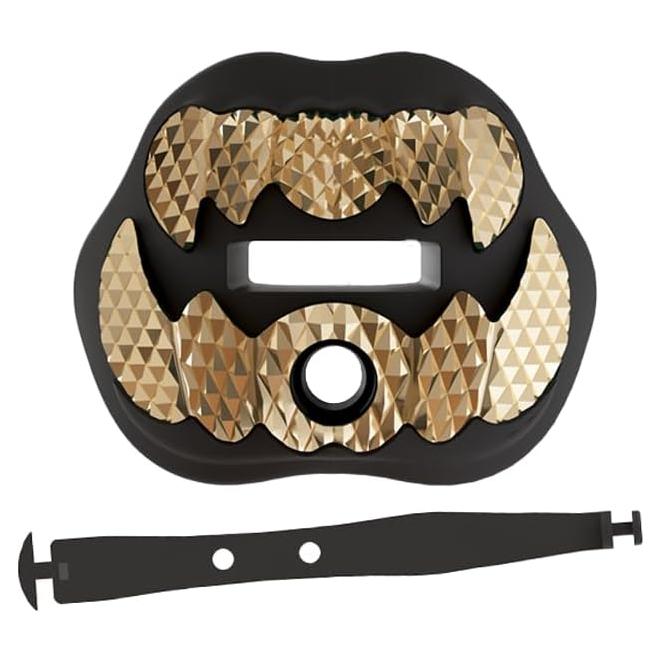 Protector Bucal de Fútbol LeCool LCX - Diseño Cromado 3D