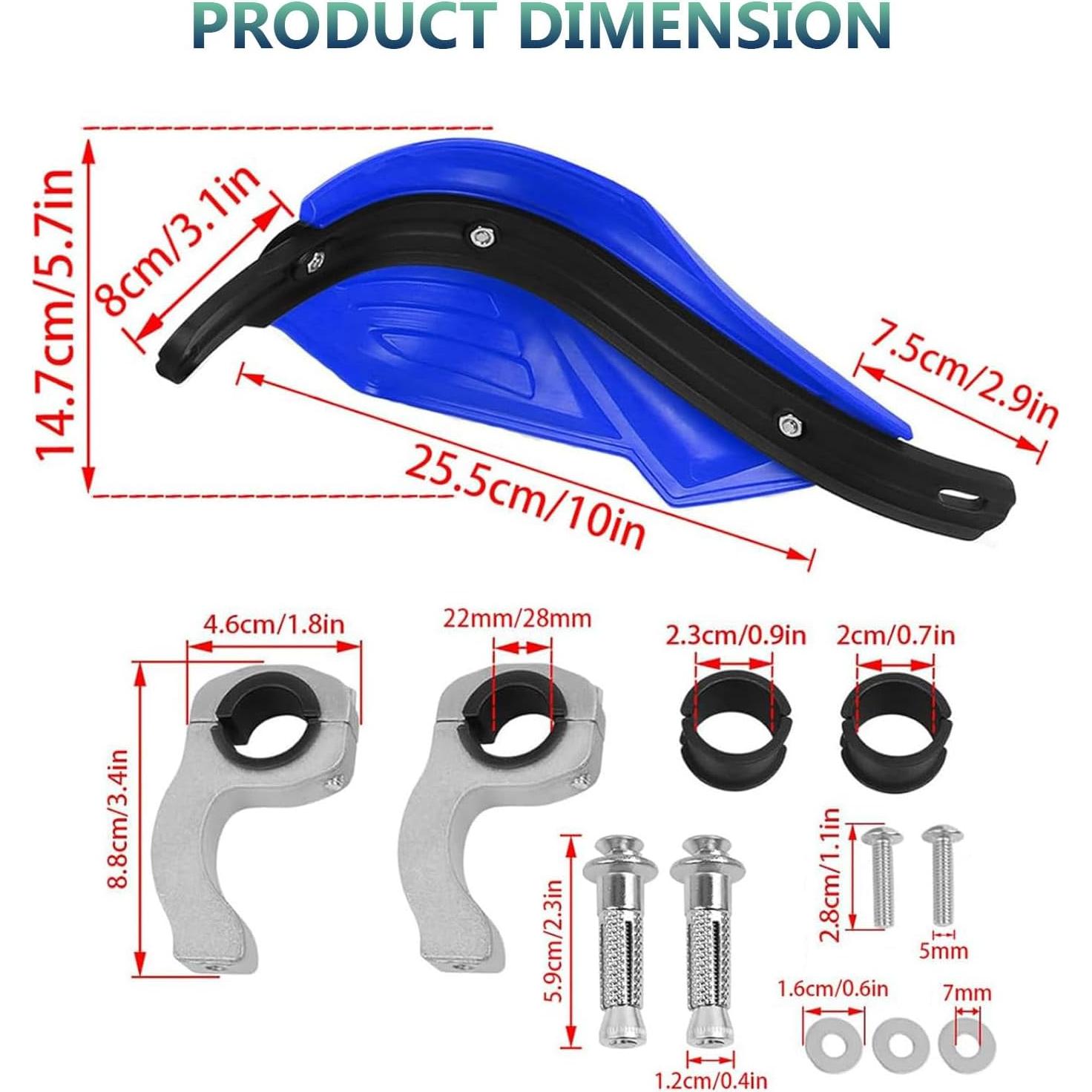 Guardamanos Universal KKZOL para Motocicleta 22mm y 28mm