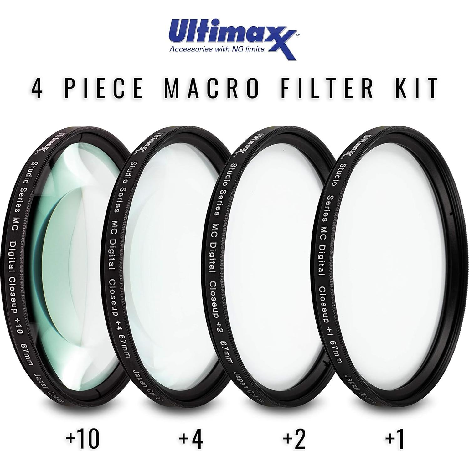 Kit de Filtros de Lente Ultimaxx 52MM - 6 Graduales + UV CPL Macro