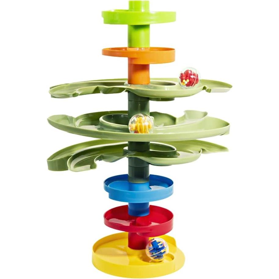 Torre de Caída de Pelotas Bidireccional WEofrecemosloqueQUIERES - Juego STEM 43x17x33cm