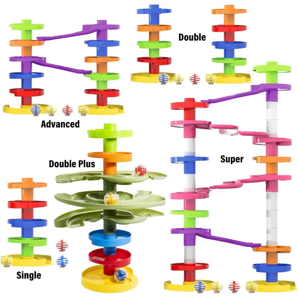 Torre de Caída de Pelotas Bidireccional WEofrecemosloqueQUIERES - Juego STEM 43x17x33cm