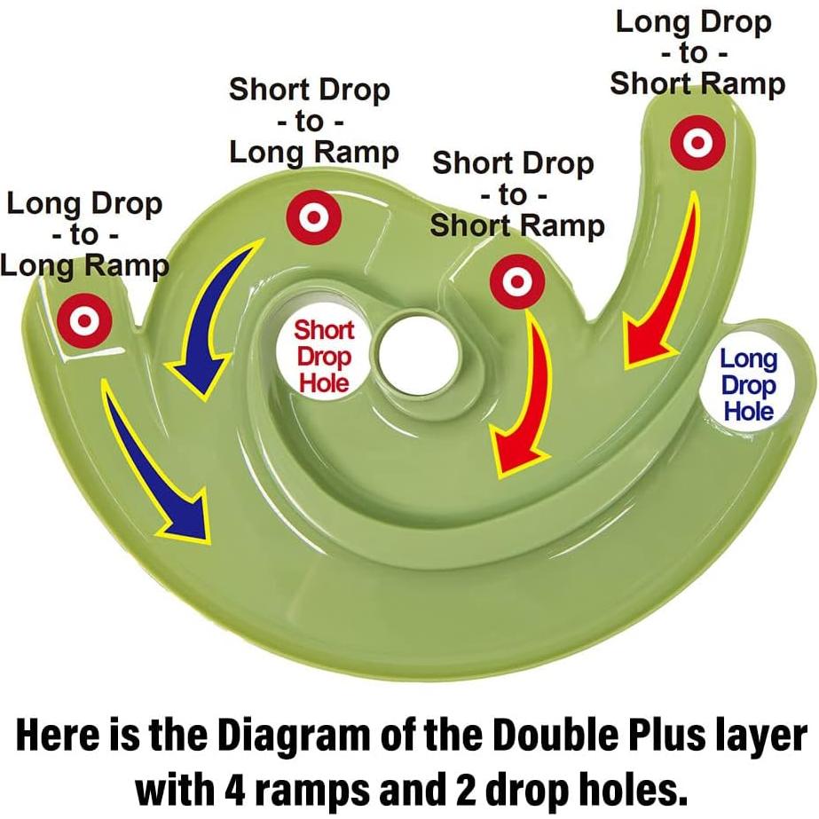Torre de Caída de Pelotas Bidireccional WEofrecemosloqueQUIERES - Juego STEM 43x17x33cm