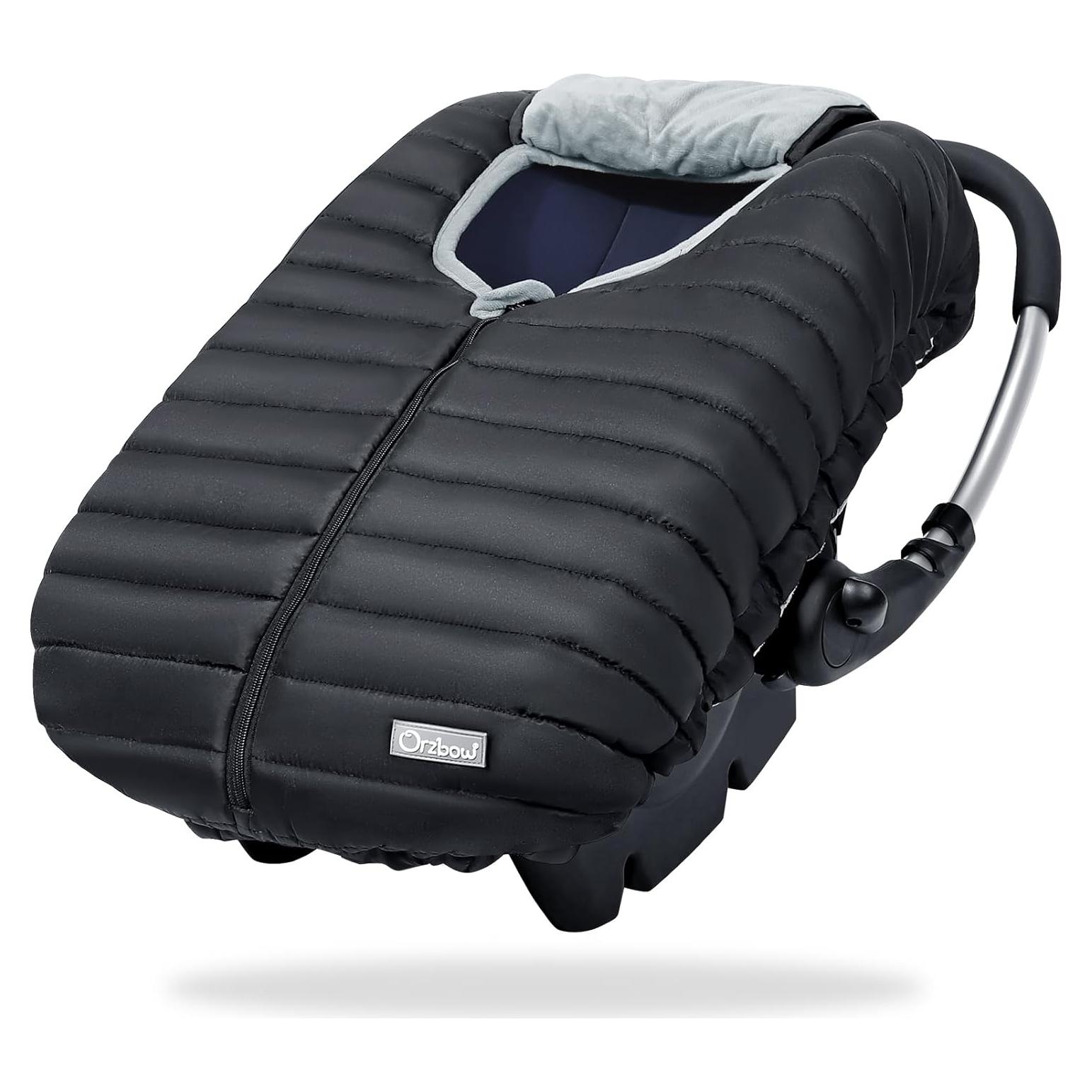 Cubierta de Asiento de Coche para Bebé Orzbow Negra Universal