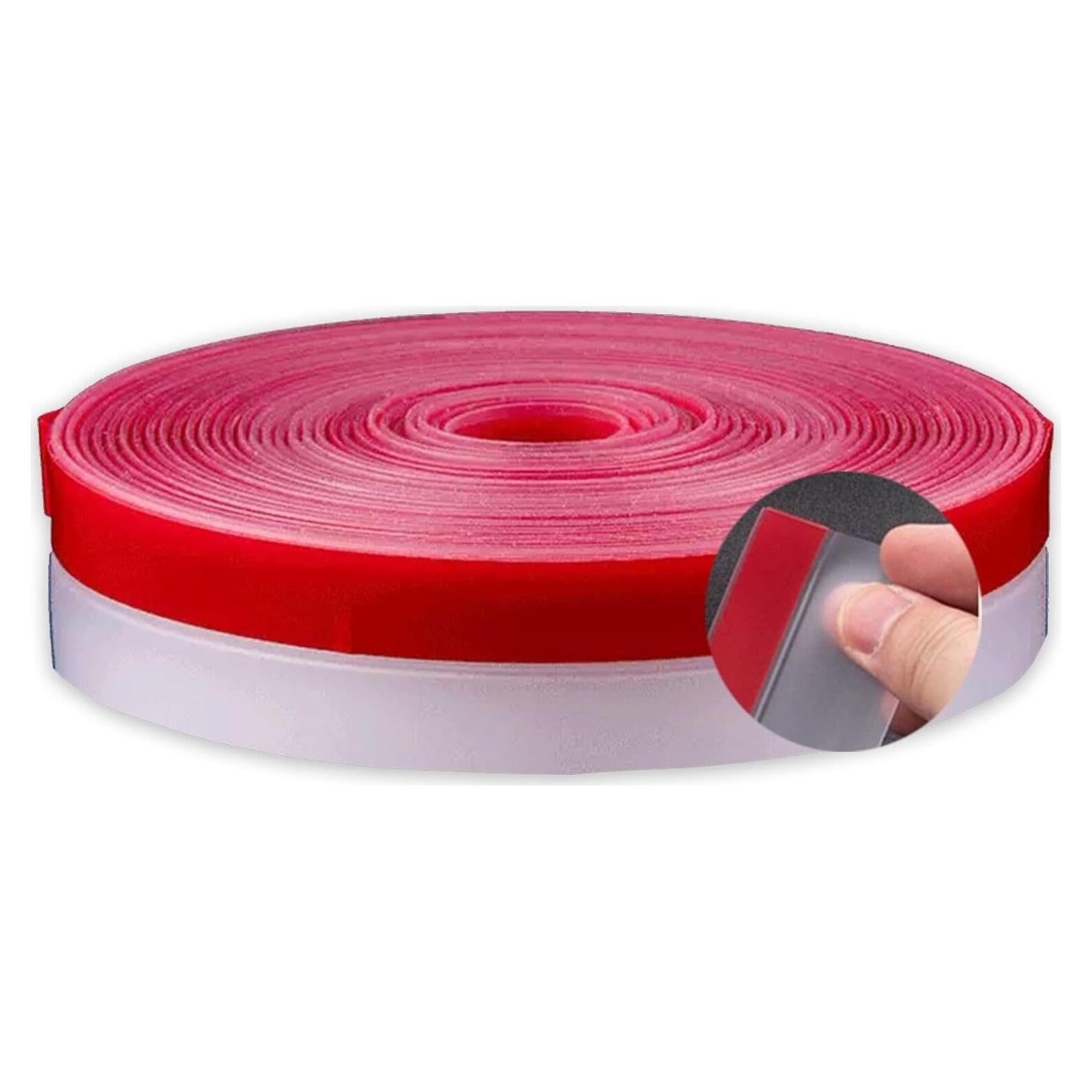 Burlete de Silicona LIDERI 10m x 25mm Transparente para Puertas