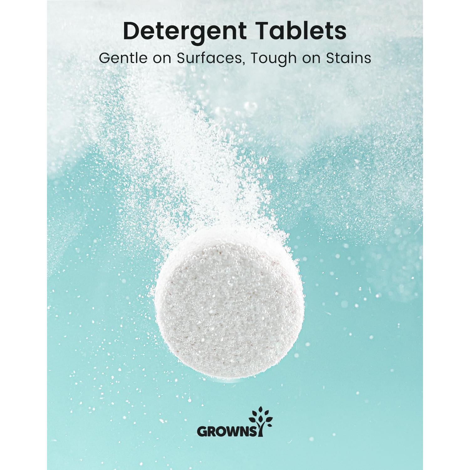 Tabletas de Detergente GROWNSY 130 PCS para Biberones