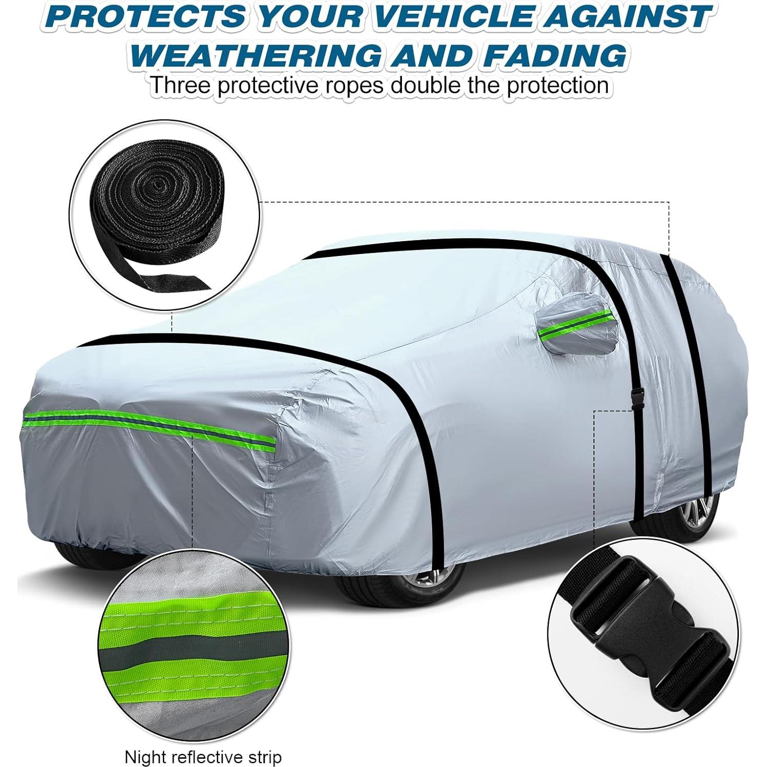 Funda de Coche TUCAREST SUV-2XL 201-211" Impermeable UV