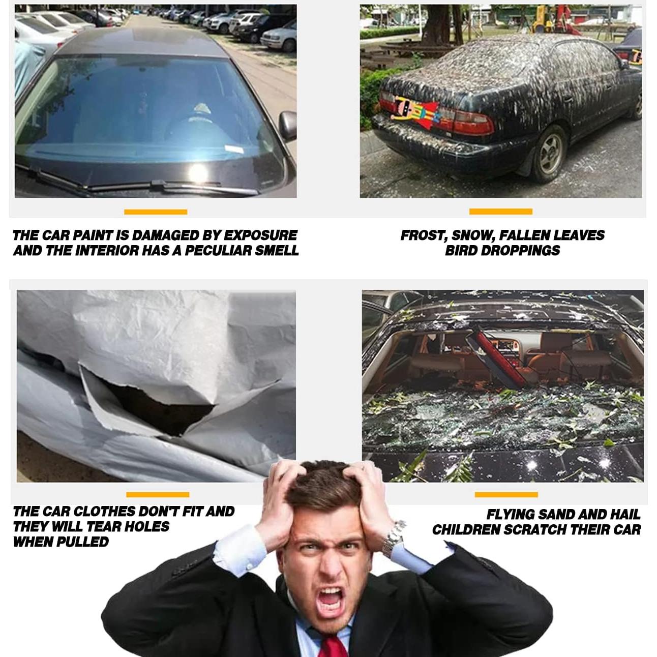 Funda de Coche TUCAREST SUV-2XL 201-211" Impermeable UV