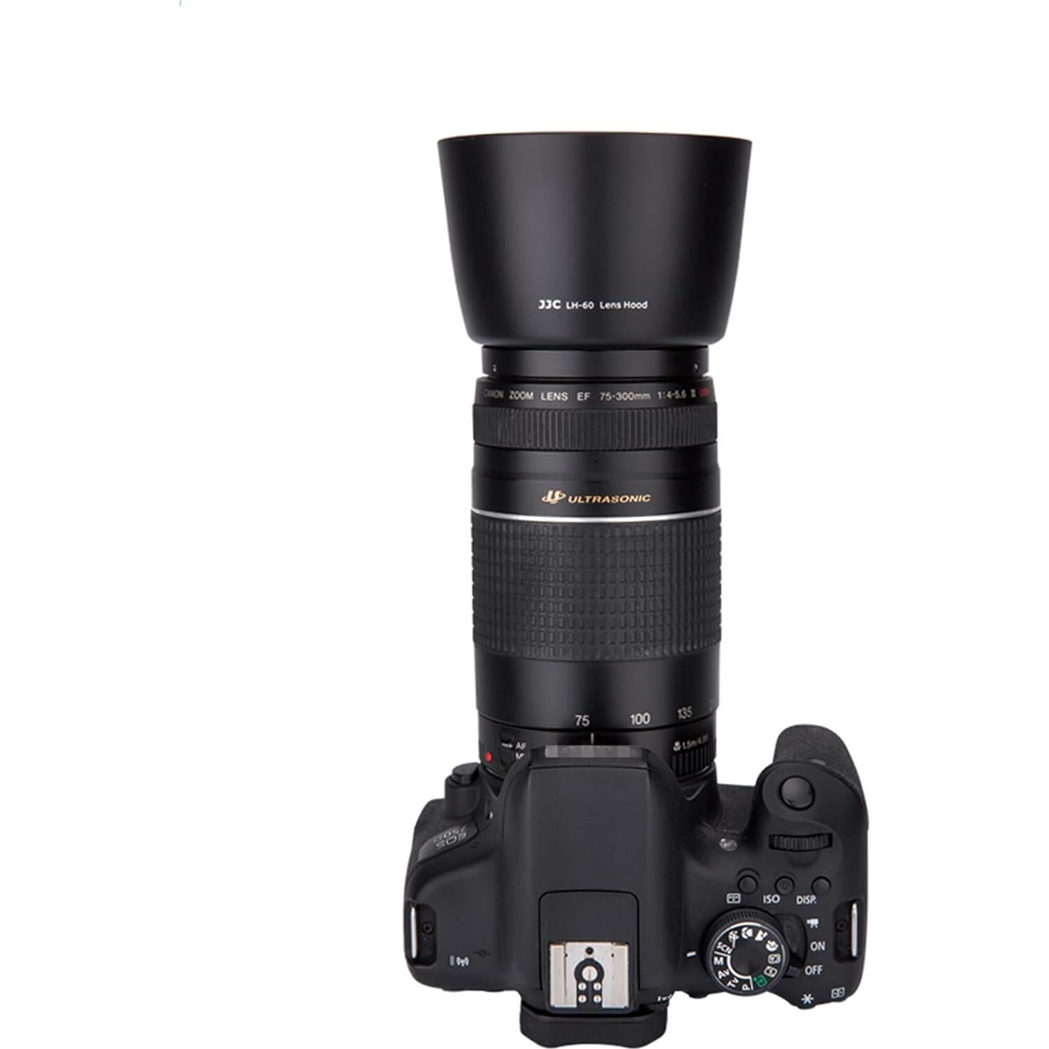 Protector de Sombreado de Lente Reversible Jinjiacheng ET-60 para Canon