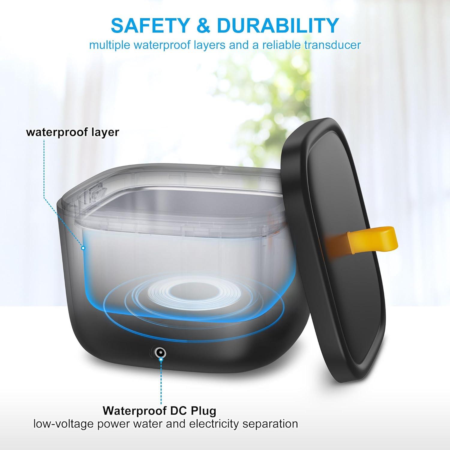 Limpiador Ultrasónico de Retenedores LukToMao 255ml 43kHz