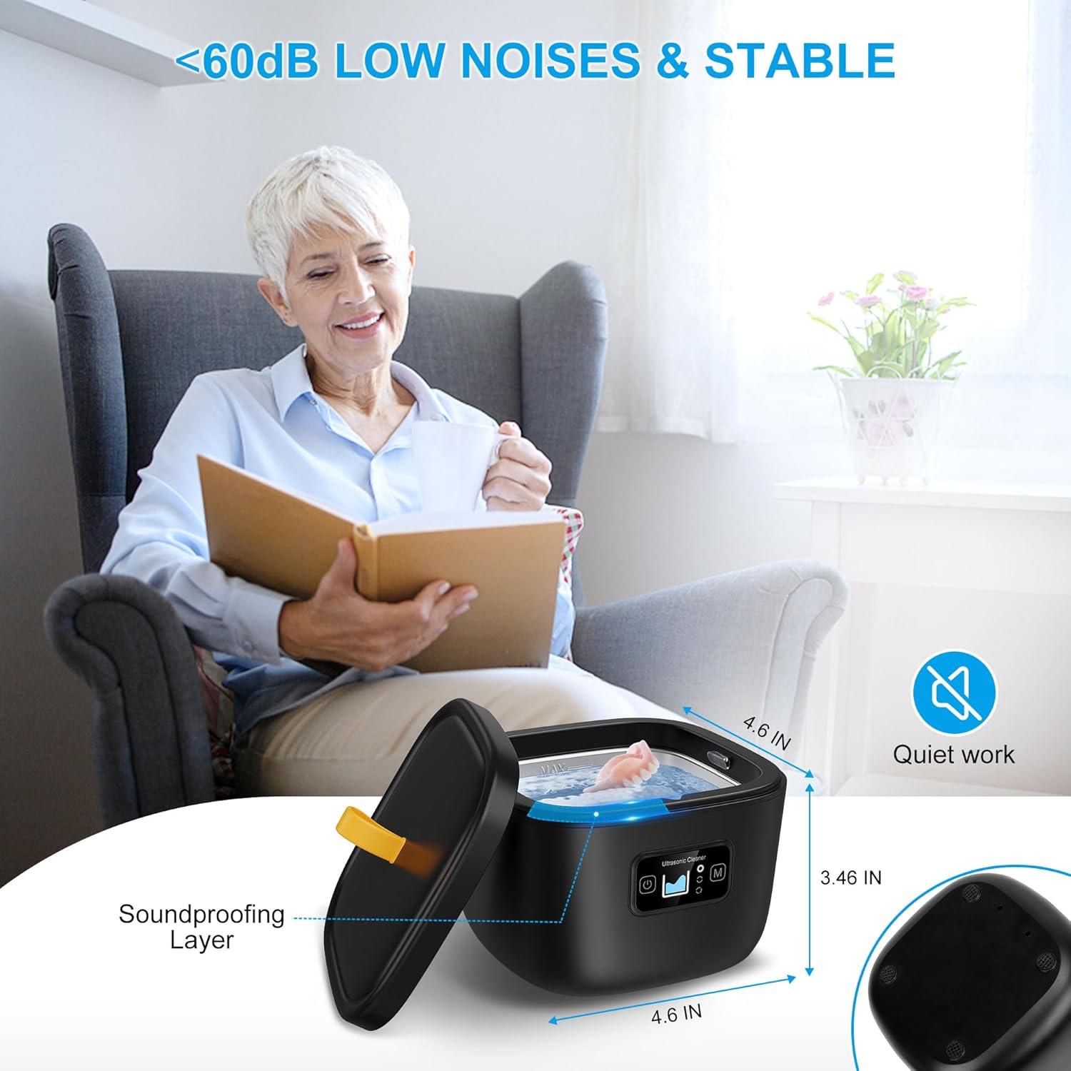 Limpiador Ultrasónico de Retenedores LukToMao 255ml 43kHz