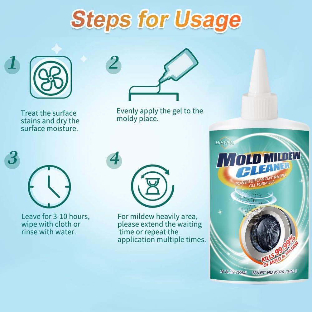 Gel Quitamanchas de Moho LURONGDA 295 ml Limpiador Efectivo