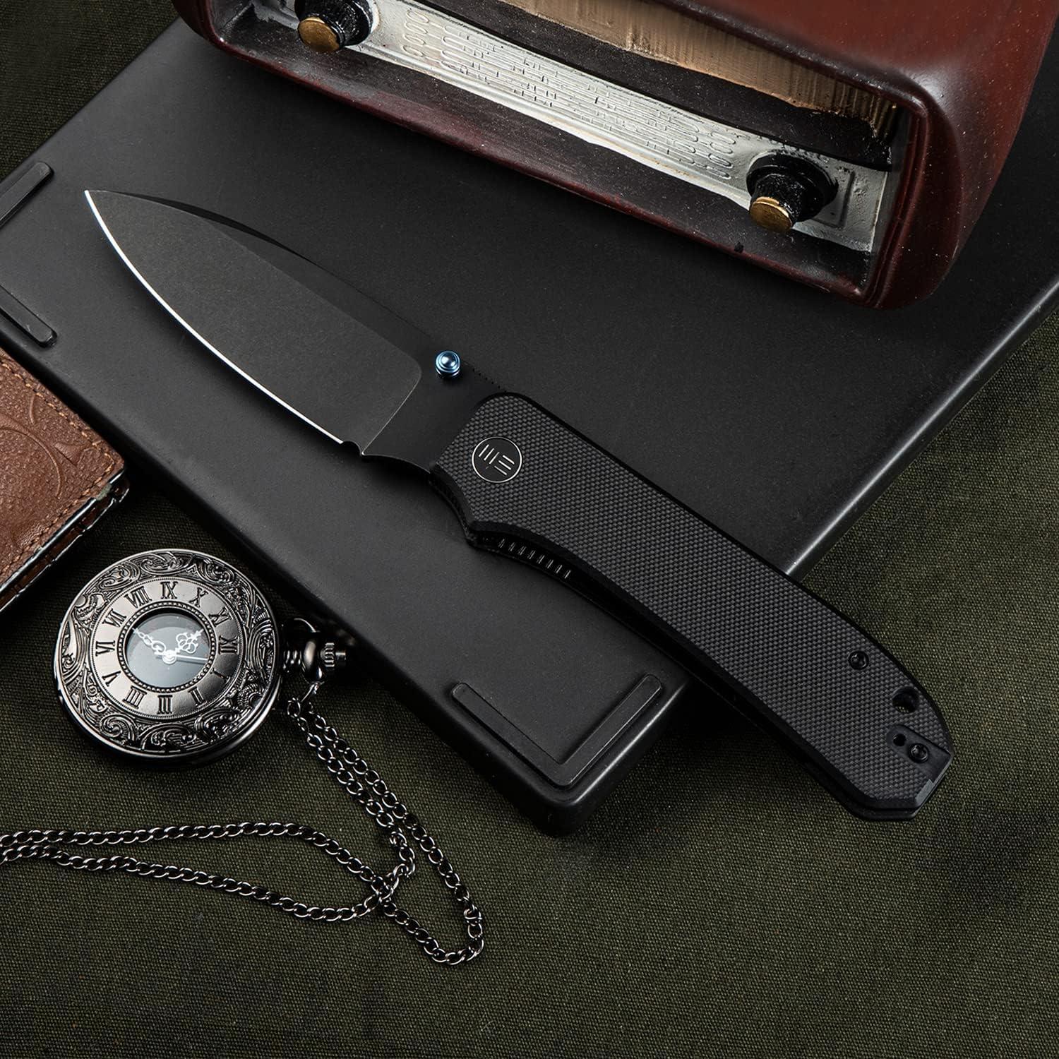 Cuchillo de bolsillo WeKnife Big Banter 9.35 cm G10 Negro