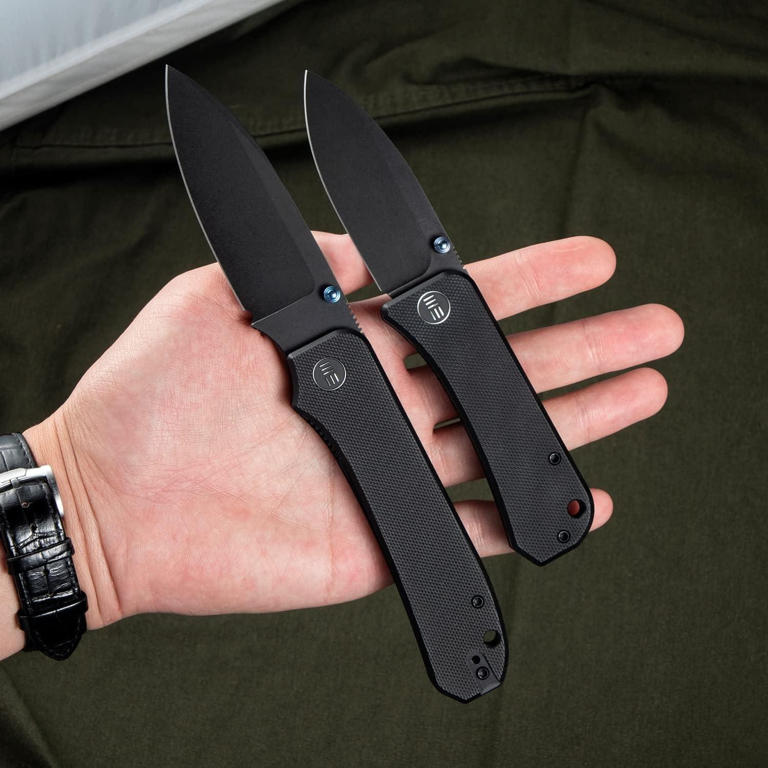 Cuchillo de bolsillo WeKnife Big Banter 9.35 cm G10 Negro