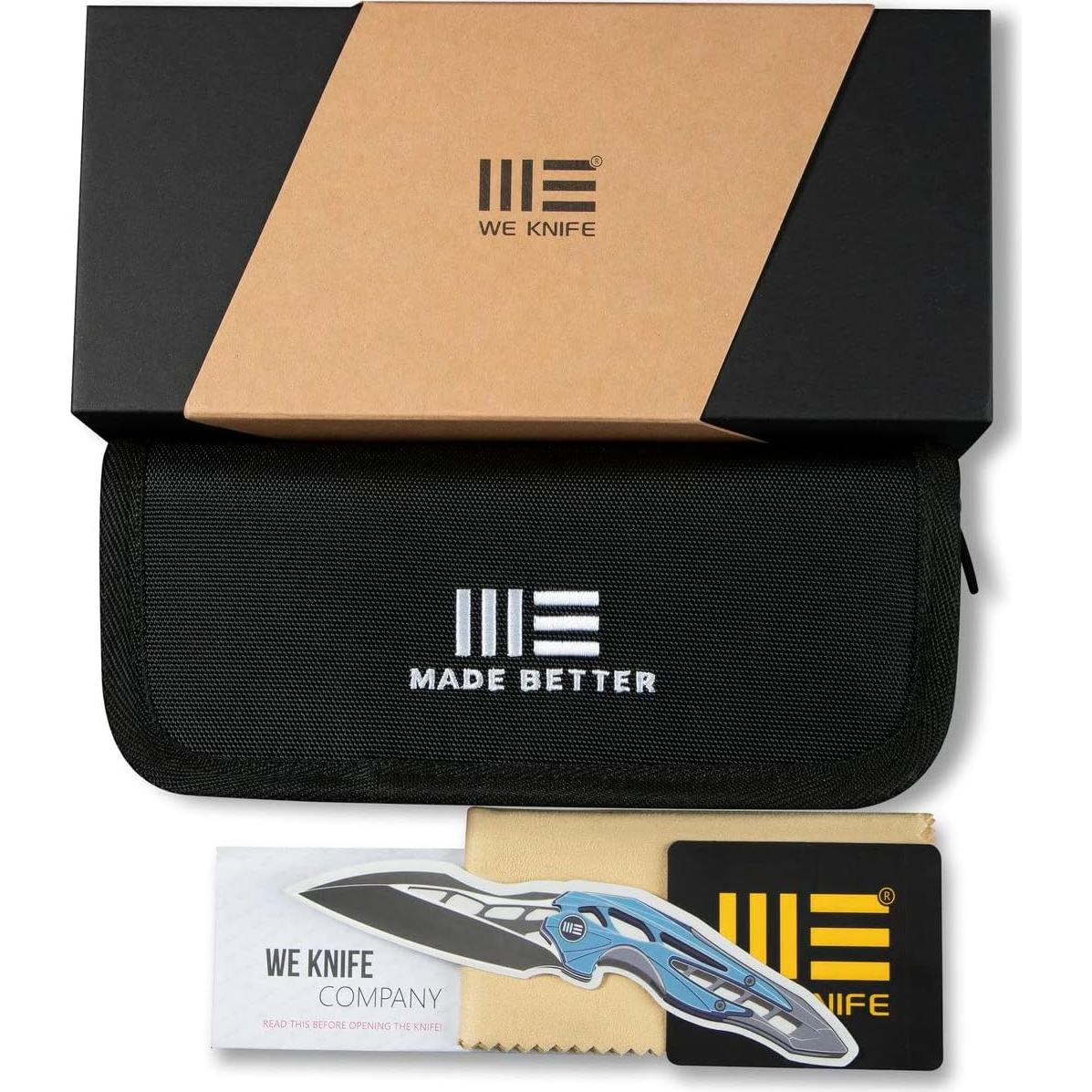 Cuchillo de bolsillo WeKnife Big Banter 9.35 cm G10 Negro