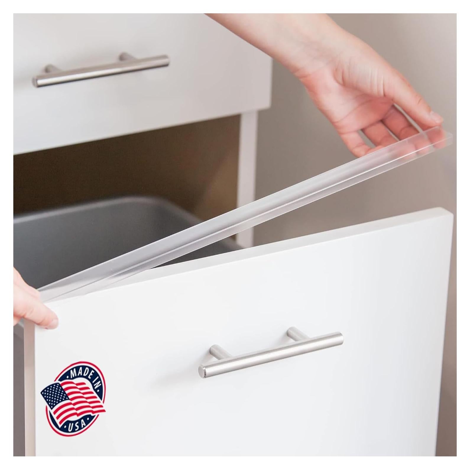 Protector de Bisel Cabinet Hero Slimline 45.72 cm Negro - 4 Piezas