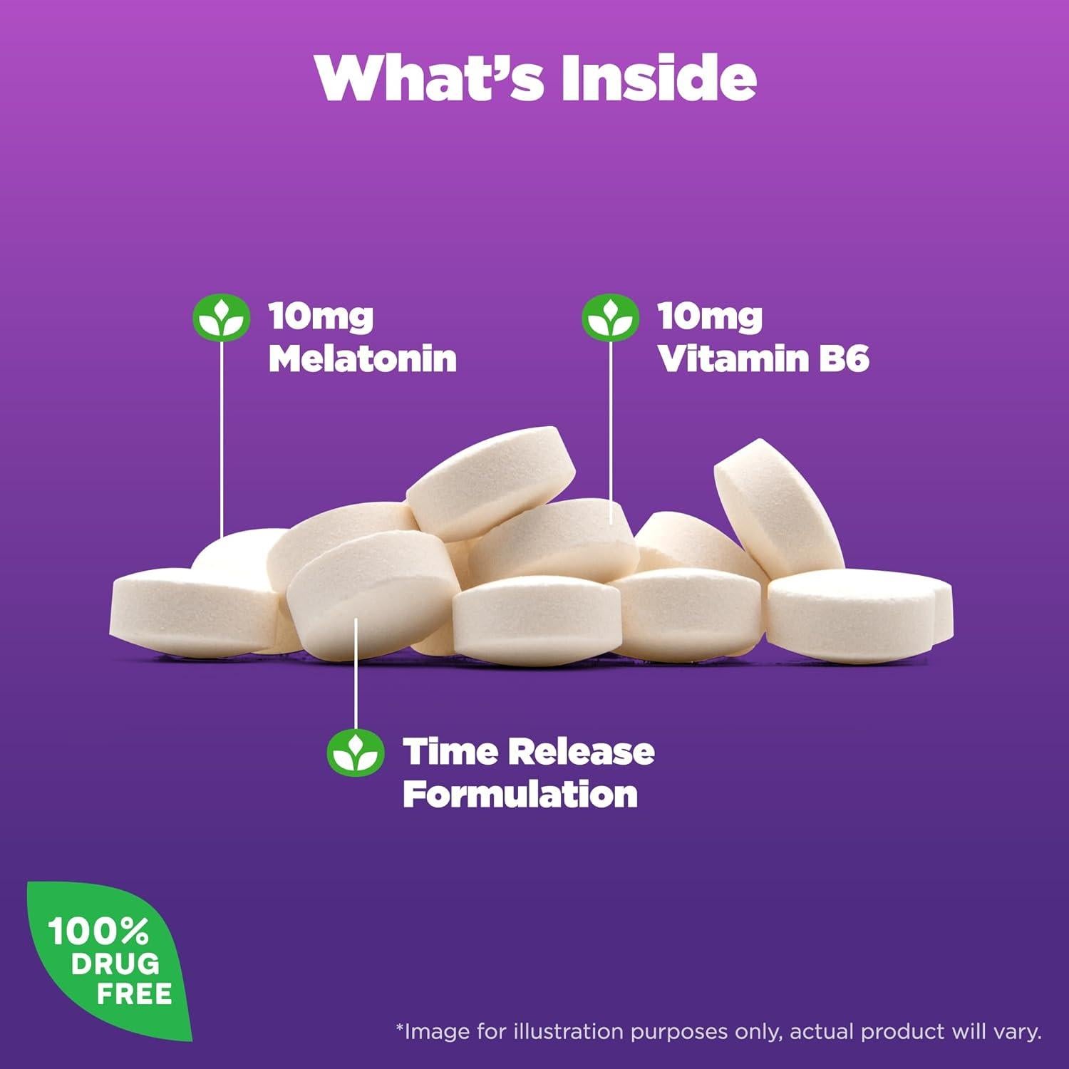 Natrol Melatonina Avanzada 10mg 30 Tabletas Liberación Prolongada