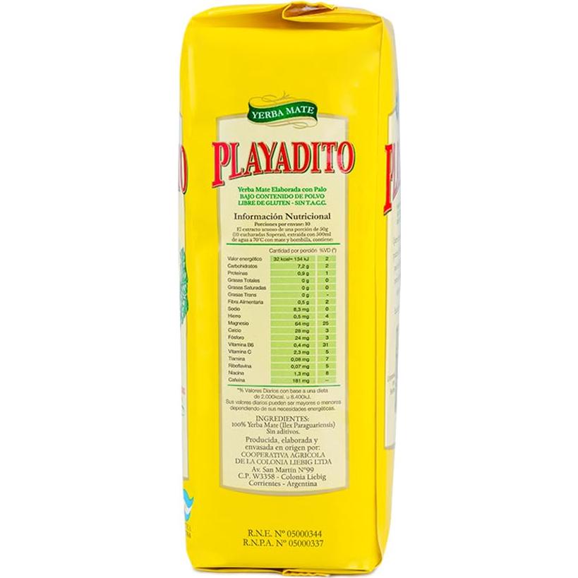 Yerba Mate Playadito 500g - Sabor Intenso y Aromático