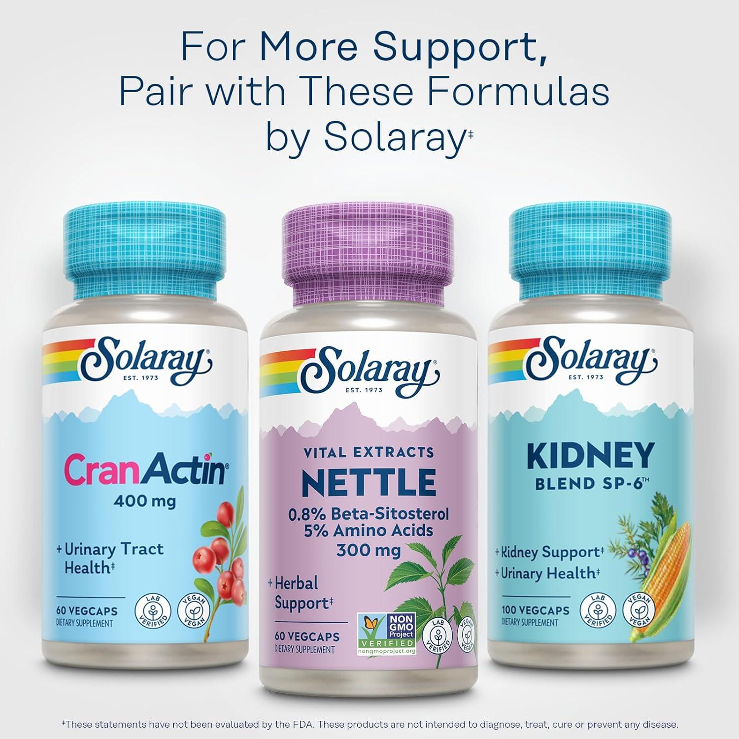 Extracto de Raíz de Ortiga Solaray 300 mg - Soporte Prostático 60 VegCaps