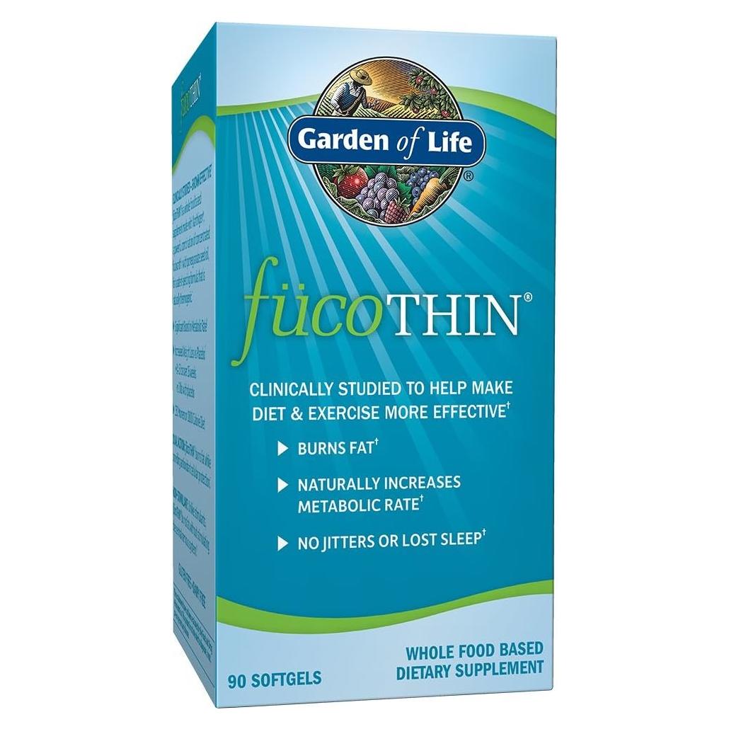 Suplemento Fucoxantina Garden of Life 90 Cápsulas Dietéticas
