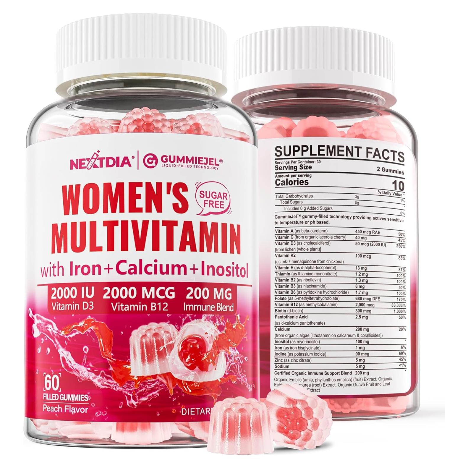 Gominolas Multivitamínicas Metiladas NextDia 60 Unidades