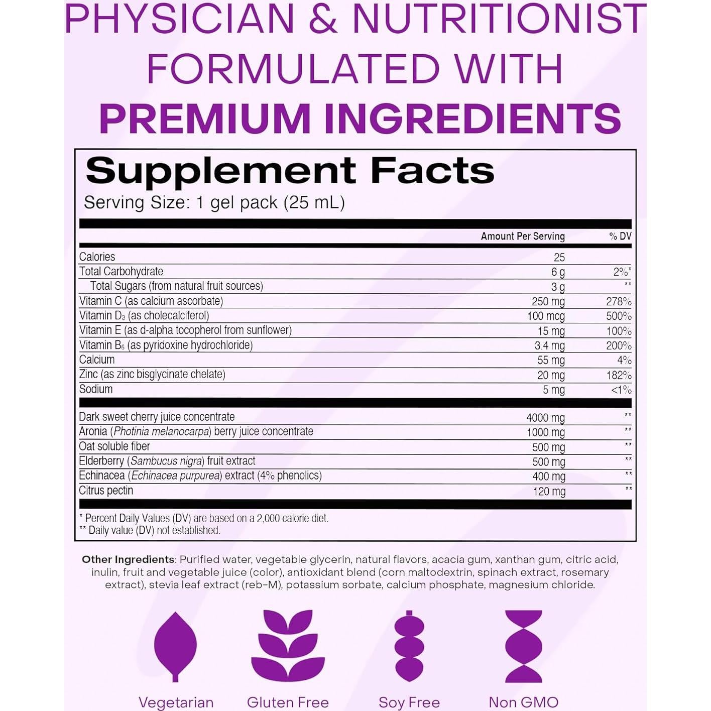 Suplemento Líquido Inmunológico Healthycell 14 Gel 24.8ml