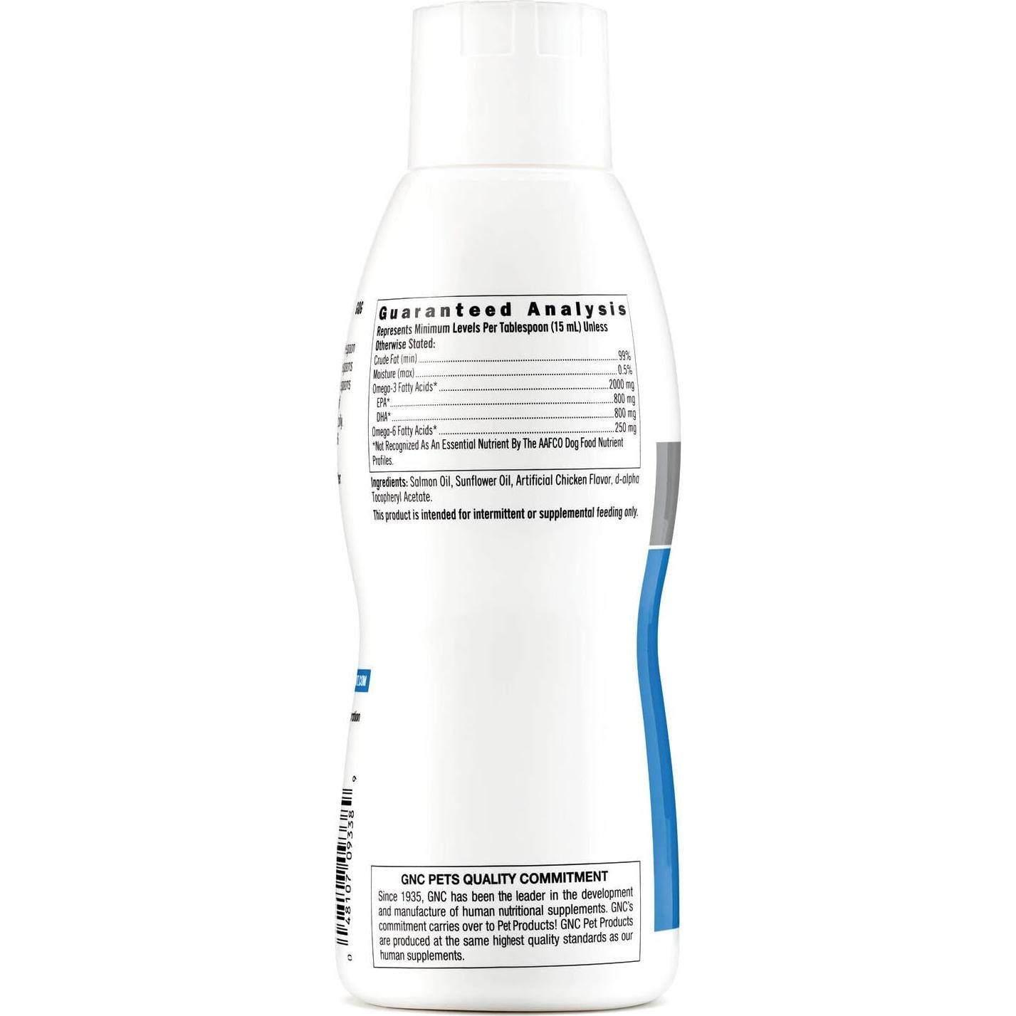 Suplemento Líquido para Perros GNC Pets Aceite de Salmón 473 ml