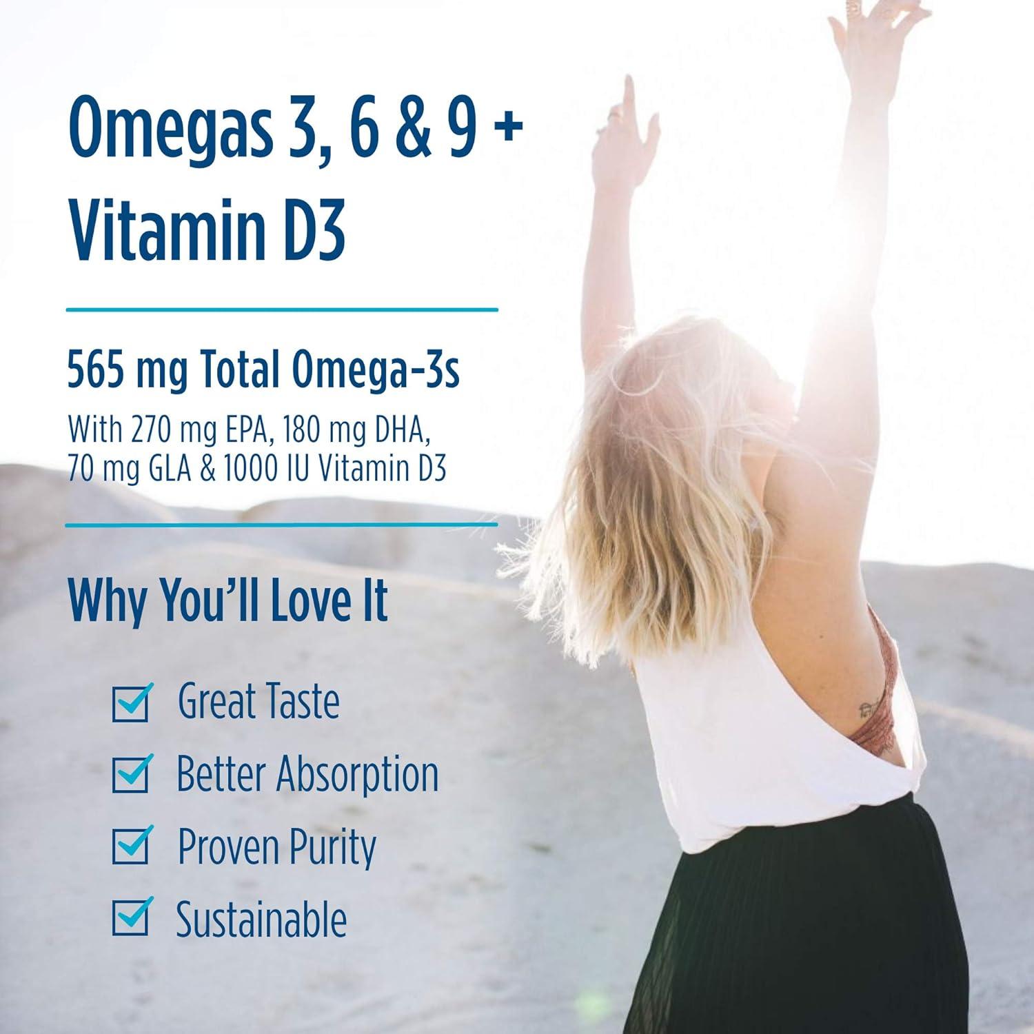 Omega-D3 Completo Nordic Naturals 60 Gelatinas Blandas 565 mg