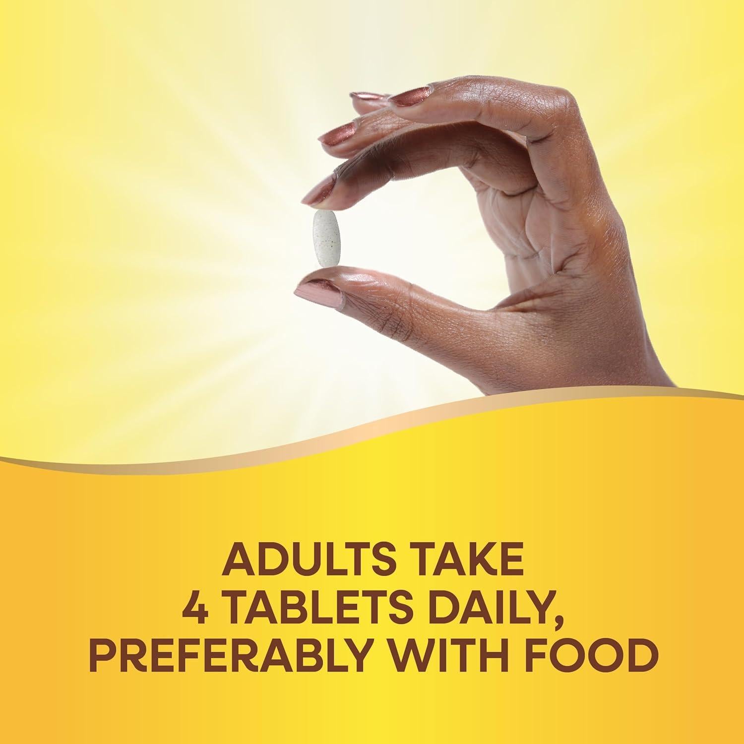 Nature's Way Alive! Calcio 1200 mg + D3, K2 y Magnesio 60 Tabletas