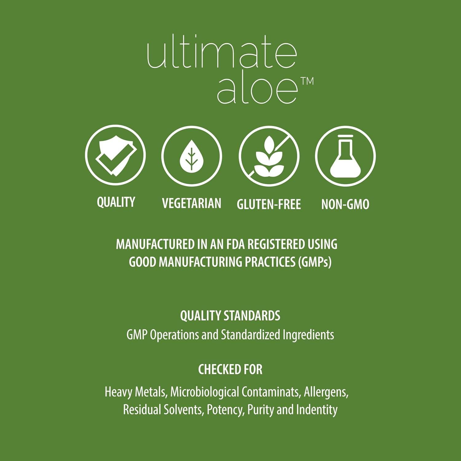 Jugo de Aloe Vera Ultimate Aloe 946 ml Sabor Fresa y Kiwi