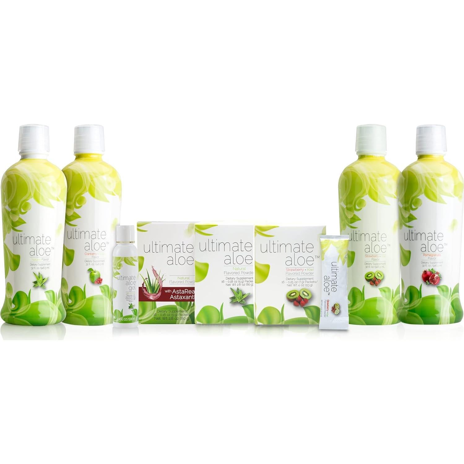 Jugo de Aloe Vera Ultimate Aloe 946 ml Sabor Fresa y Kiwi