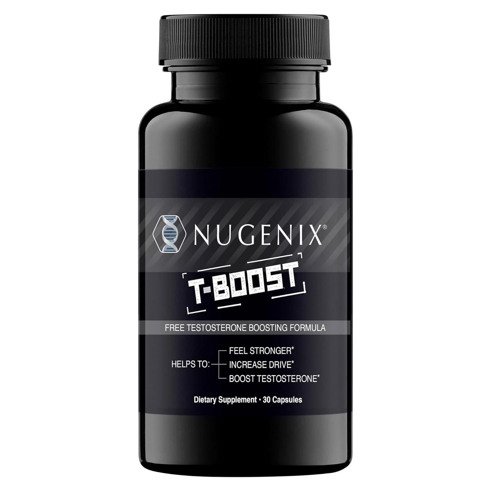 Nugenix T Boost - Suplemento Aumentador de Testosterona 30 Cápsulas