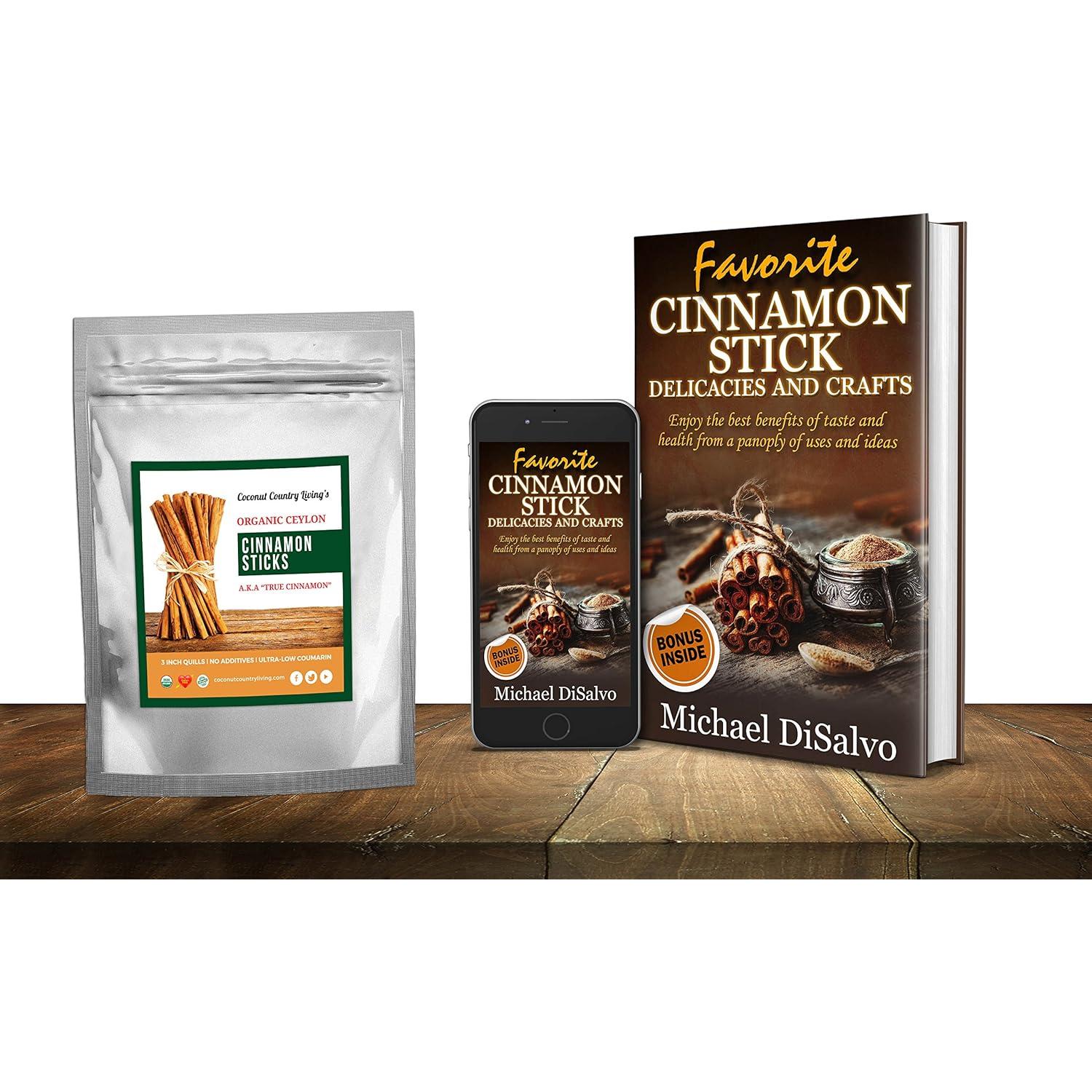 Palitos de Canela de Ceilán Orgánica 99 g - Coconut Country Living